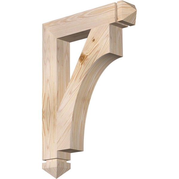 Ekena Millwork Westlake Arts & Crafts Smooth Bracket, Douglas Fir, 3 1/2"W x 20"D x 28"H BKT04X20X28WTL03SDF - main
